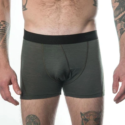 Sensor Merino Air pánské boxerky - Olive Green
