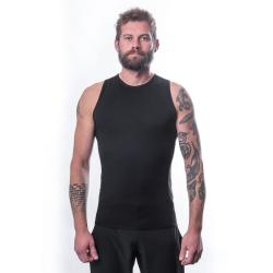 SENSOR Merino Air pánský černý nátělník
