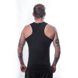 SENSOR Merino Air pánský černý nátělník