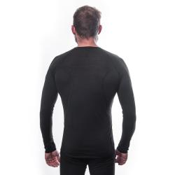 SENSOR Merino Air pánské černé tričko