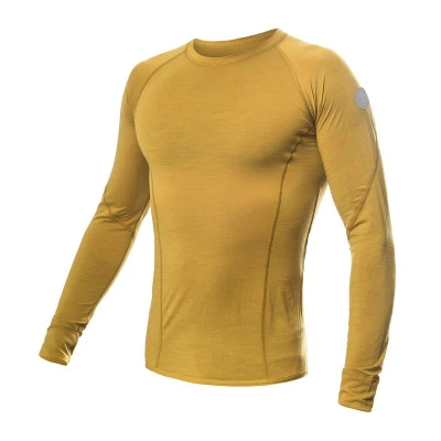 SENSOR Merino Air pánské triko Mustard SENSOR Merino Air pánské triko Mustard