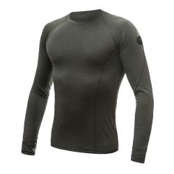Sensor Merino Air pánské triko dl.rukáv - Olive Green