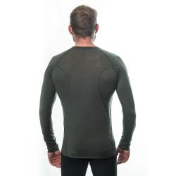 Sensor Merino Air pánské triko dl.rukáv - Olive Green