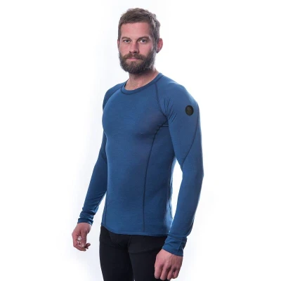 SENSOR Merino Air pánské tričko tm. modré