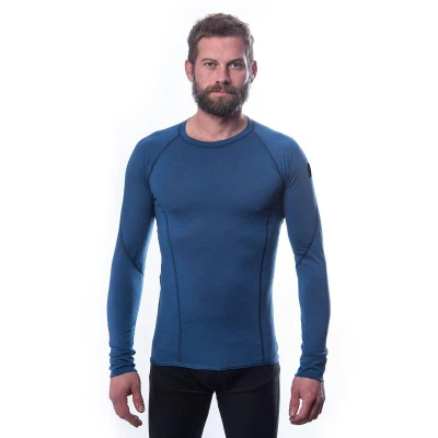 SENSOR Merino Air pánské tričko tm. modré