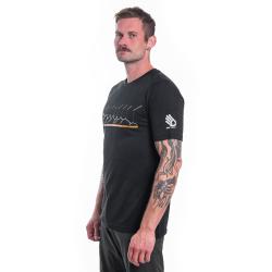 Sensor Merino Air Pt Černá Rj pánské funkční tričko