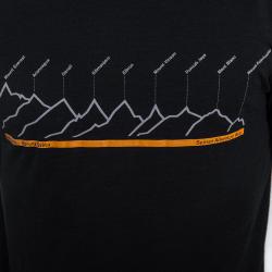 Sensor Merino Air Pt Černá Rj pánské funkční tričko