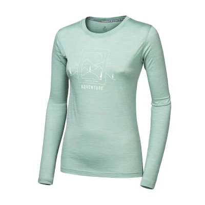 SENSOR Merino Air Say Yes dámske tričko dlhý rukáv Basil Green SENSOR Merino Air Say Yes dámske tričko dlhý rukáv Basil Green