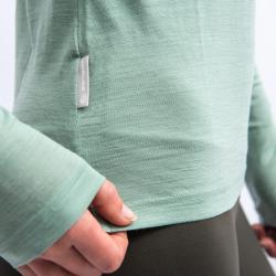 SENSOR Merino Air Say Yes dámské triko dl. rukáv Basil Green