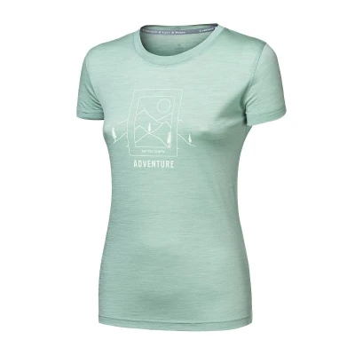 SENSOR Merino Air Say Yes dámske tričko kr.rukáv Basil Green