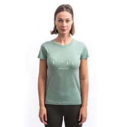 SENSOR Merino Air Say Yes dámské triko kr.rukáv Basil Green