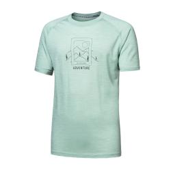 SENSOR Merino Air Say Yes pánske tričko kr.rukáv Basil Green