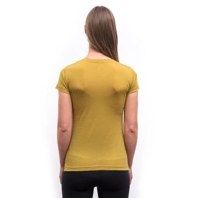 SENSOR Merino Air Summit dámské triko kr.rukáv Mustard
