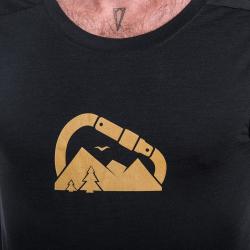 SENSOR Merino Air Summit pánské černé triko bez rukávu