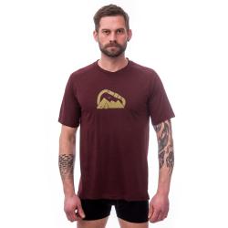 Sensor Merino Air Pt Summit Port Red pánské funkční tričko