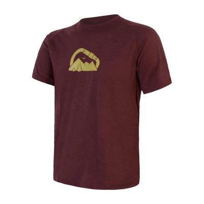 Sensor Merino Air Pt Summit Port Red pánské funkční tričko Sensor Merino Air Pt Summit Port Red pánské funkční tričko