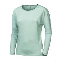 SENSOR Merino Air Traveller dámske tričko dl.rukáv Basil Green