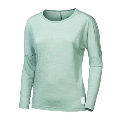 SENSOR Merino Air Traveller dámske tričko dl.rukáv Basil Green