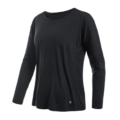 SENSOR Merino Air Traveller dámske čierne tričko dl.rukáv SENSOR Merino Air Traveller dámske čierne tričko dl.rukáv