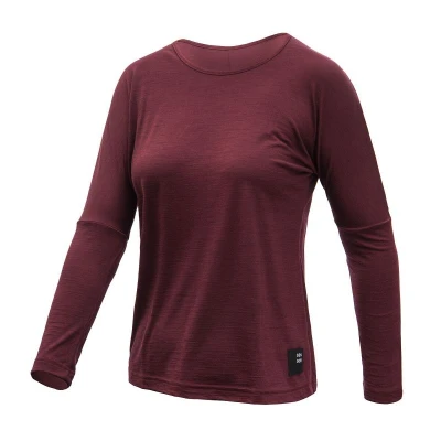 SENSOR Merino Air Traveller dámske tričko dl.rukáv Port Red SENSOR Merino Air Traveller dámske tričko dl.rukáv Port Red
