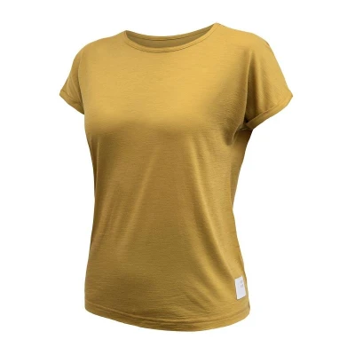 SENSOR Merino Air Traveller dámské triko kr.rukáv Mustard