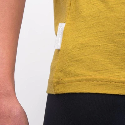SENSOR Merino Air Traveller dámske tričko kr.rukáv Mustard