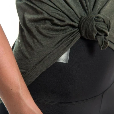 SENSOR Merino Air Traveller dámské triko kr.rukáv Olive Green POUZE M (VÝPRODEJ)