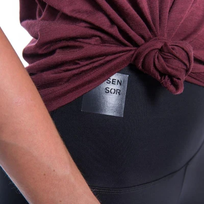 SENSOR Merino Air Traveller dámske tričko kr.rukáv Port Red