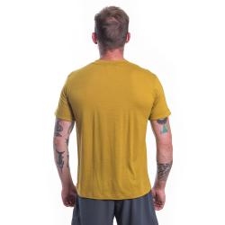SENSOR Merino Air Traveller pánské triko Mustard