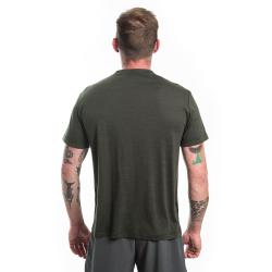 SENSOR Merino Air Traveller pánské triko Olive Green