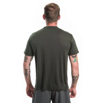 SENSOR Merino Air Traveller pánské triko Olive Green