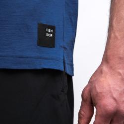 SENSOR Merino Air Traveller pánské tm. modré triko