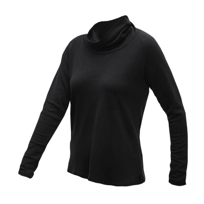 SENSOR Merino Blend dámský černý rolák dl.rukáv