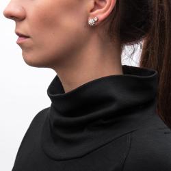 SENSOR Merino Blend dámský černý rolák dl.rukáv