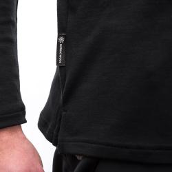 SENSOR Merino Blend Elements pánské černé triko dl.rukáv