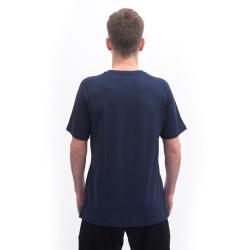 SENSOR Merino Blend Moon pánské triko kr.rukáv Deep Blue