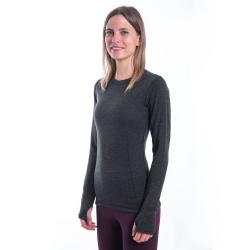 SENSOR Merino Bold Anthracite Gray dámske tričko