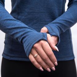 SENSOR Merino Bold Cool Blue dámske tričko