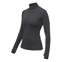 SENSOR Merino Bold Roll Neck Anthracite Gray dámské tričko SENSOR Merino Bold Roll Neck Anthracite Gray dámské tričko