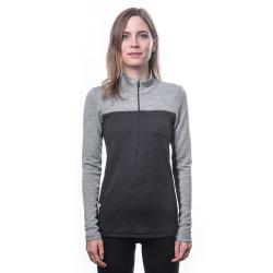 SENSOR Merino Bold Anthracite/cool Gray zip dámske tričko