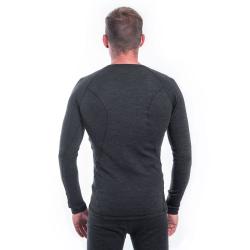 SENSOR Merino Bold Anthracite Gray pánské tričko