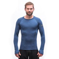 SENSOR Merino Bold Cool Blue pánské tričko
