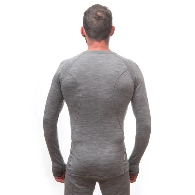 SENSOR Merino Bold Cool Gray pánské tričko