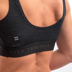 SENSOR Merino Cordura dámská černá podprsenka