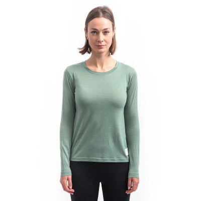 SENSOR Merino Cordura Basil Green dámske tričko