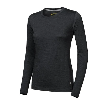 SENSOR Merino Cordura dámske čierne tričko dl.rukáv