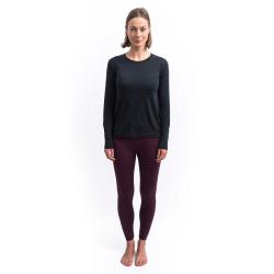 SENSOR Merino Cordura dámské černé triko dl.rukáv