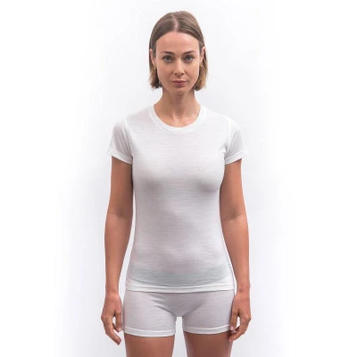 SENSOR Merino Cordura dámske tričko biele kr.rukáv