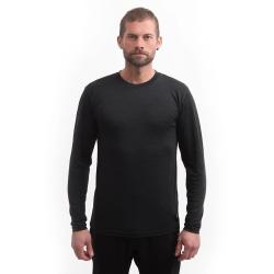 SENSOR Merino Cordura pánské černé triko dl.rukáv