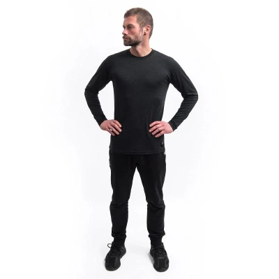 SENSOR Merino Cordura pánské černé triko dl.rukáv